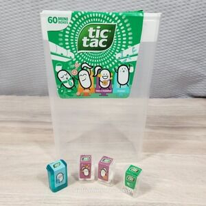 Tic Tac LARGE Empty Container From Mini Box Set -‎ See pictures